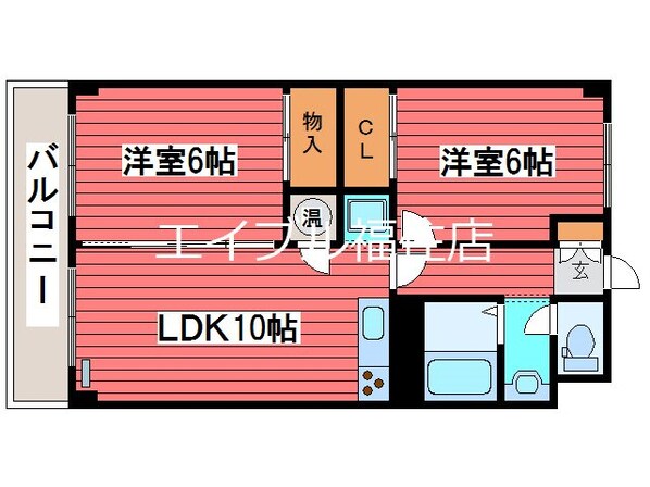 ローヤルハイツ西岡の物件間取画像